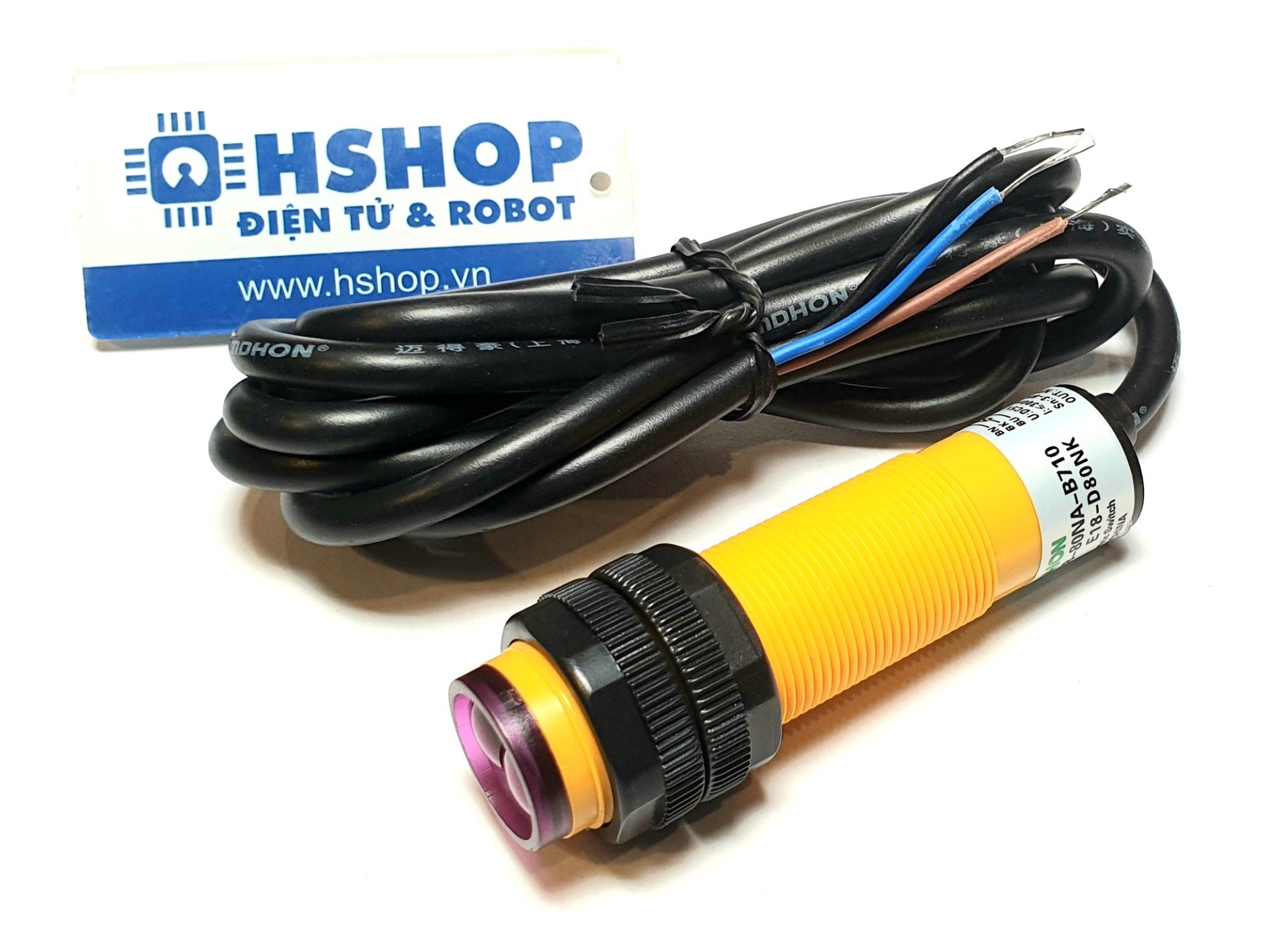 Cảm biến vật cản hồng ngoại E18-D80NK Adjustable IR Infrared Proximity Sensor