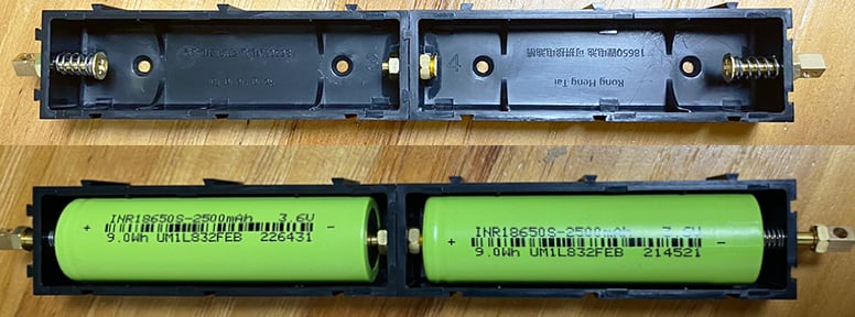 Hộp pin ghép nối DIY Solderless 18650 Battery Holder