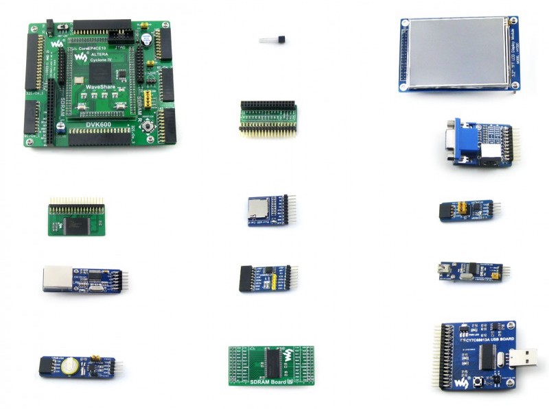 Kit phát triển Waveshare FPGA OpenEP4CE10-C Package A, ALTERA Cyclone IV EP4CE10 Development Board