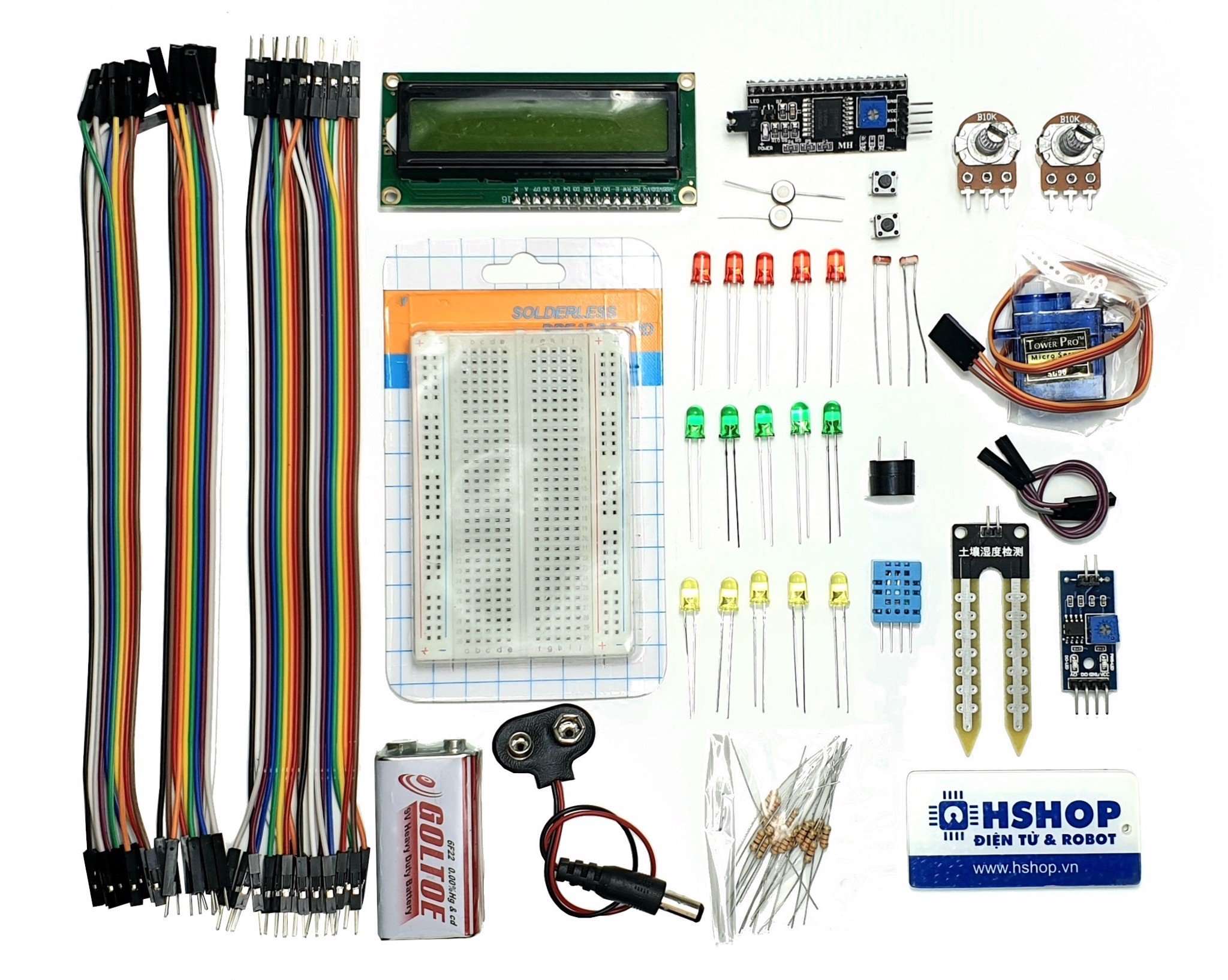 Sách sổ tay Arduino Handbook + Bộ Kit phần cứng