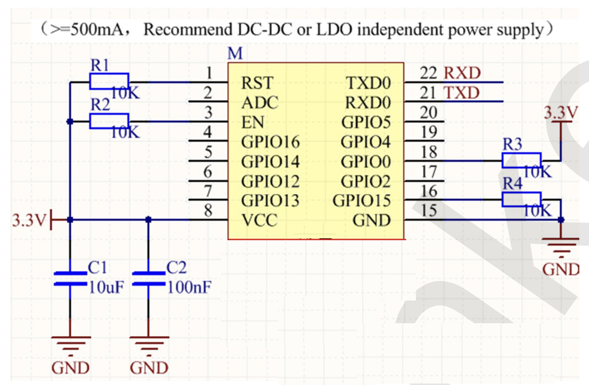 Mạch thu phát Wifi SoC ESP8266 ESP-07 Ai-Thinker