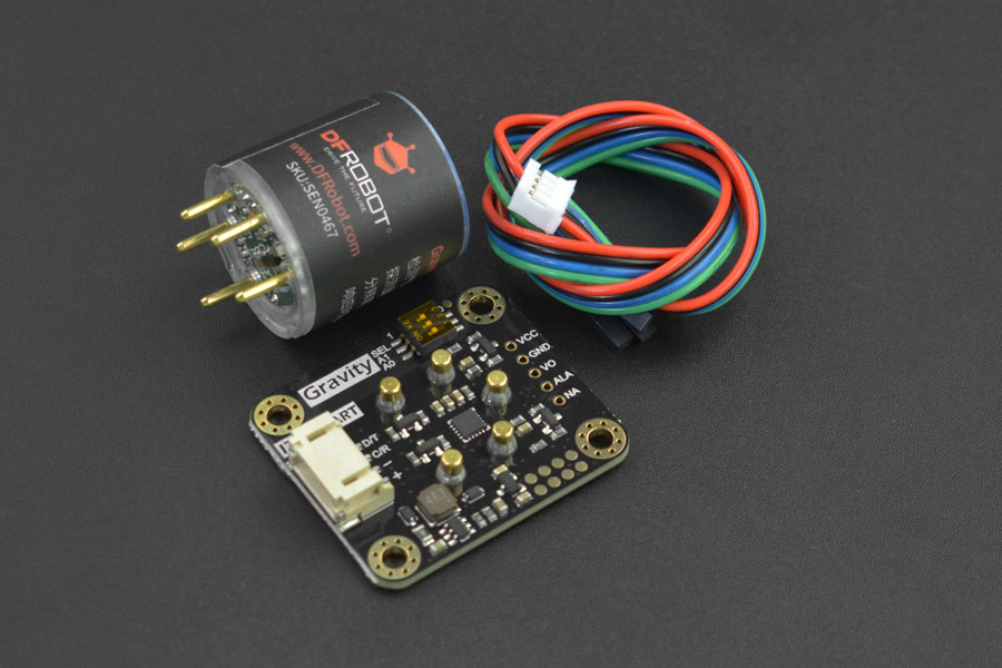 Cảm biến khí H2S DFRobot Gravity: H2S Sensor (Calibrated) - I2C & UART