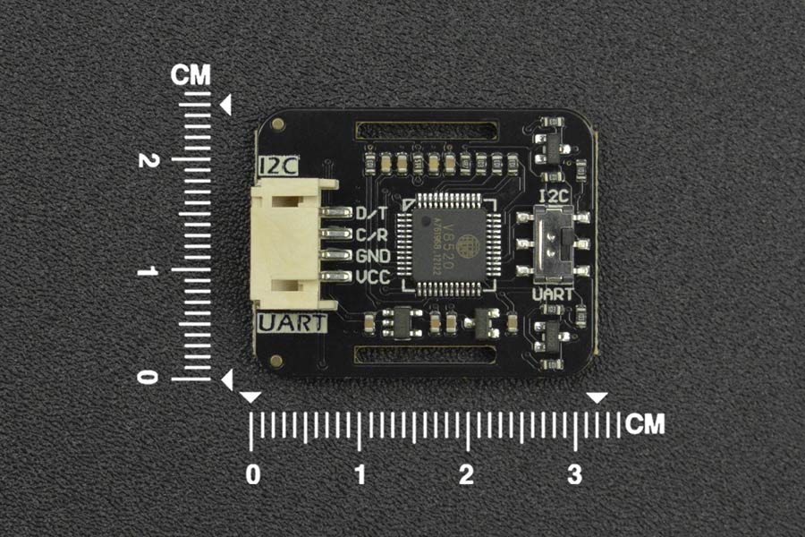 Cảm biến nhịp tim và oxy trong máu DFRobot Gravity: MAX30102 PPG Heart Rate and Oximeter Sensor (I2C/UART)