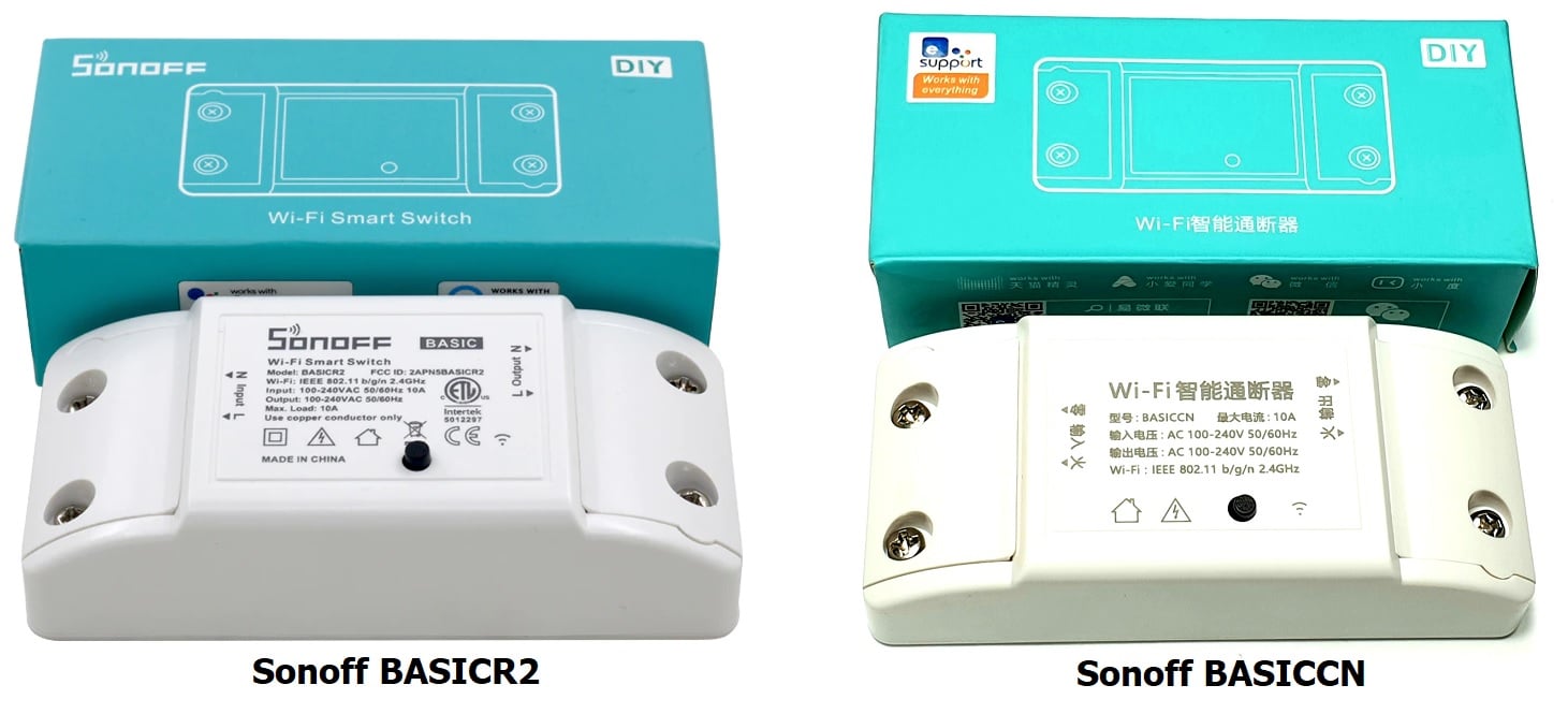 Công tắc điều khiển từ xa Wifi Smart Switch Sonoff Basic