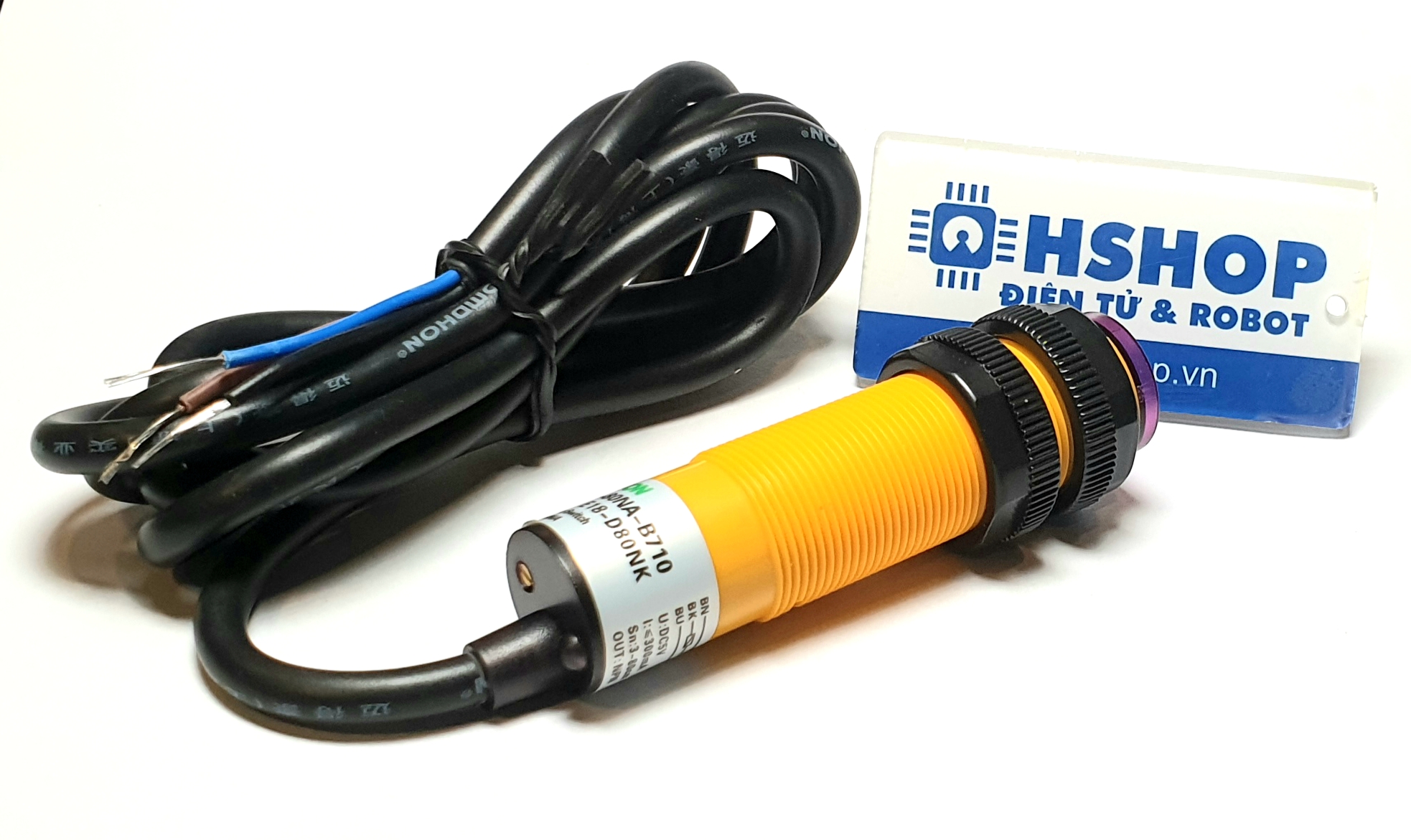 Cảm biến vật cản hồng ngoại E18-D80NK Adjustable IR Infrared Proximity Sensor