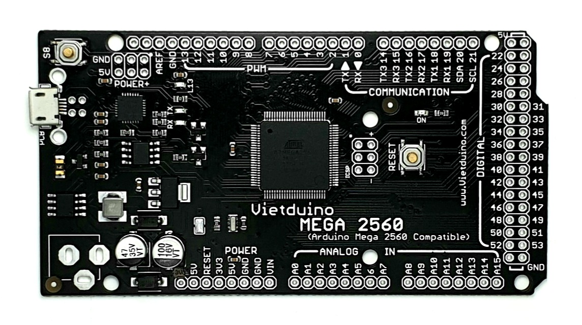 Vietduino Mega 2560 (Arduino Mega 2560 Compatible)