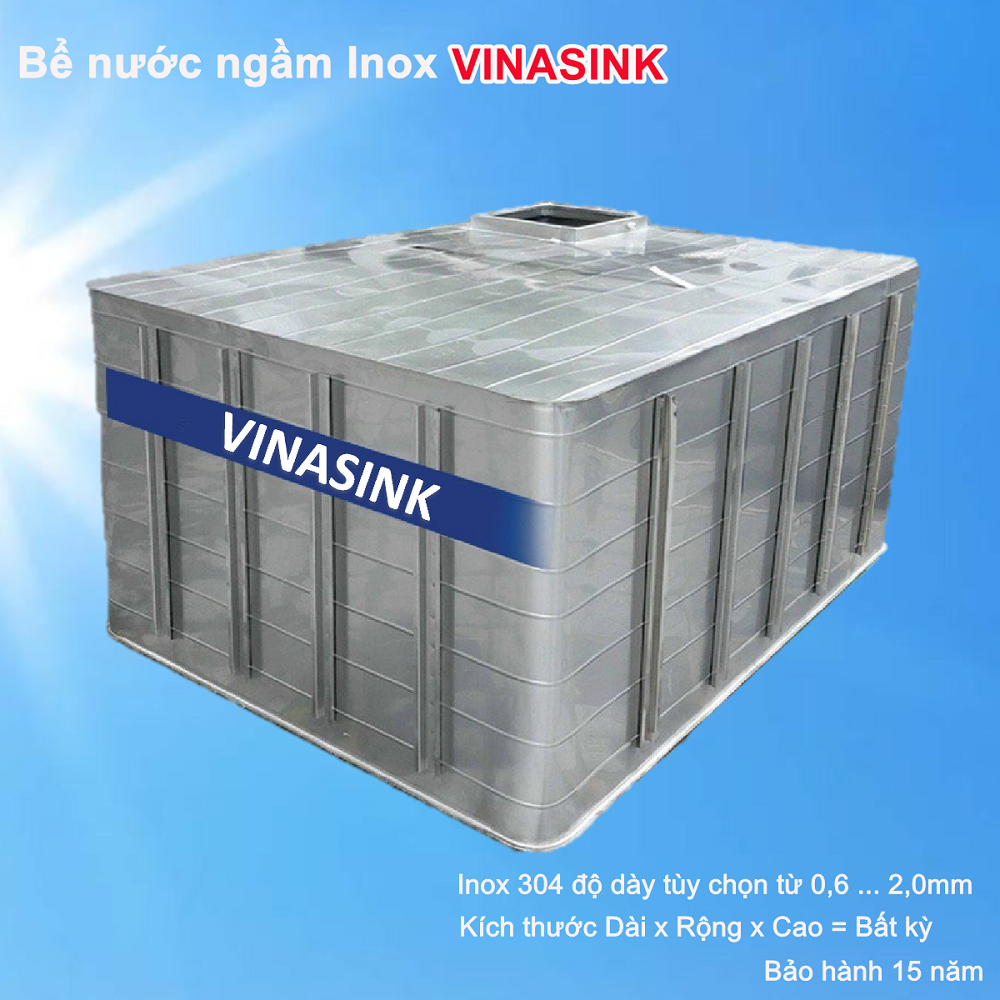 Bên trong nhà máy sản xuất bể nước ngầm inox Vinasink Việt Anh