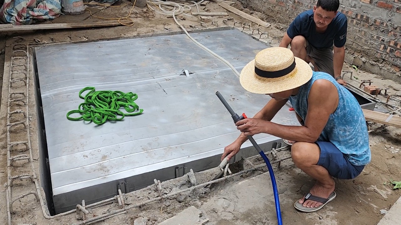 Hướng dẫn lắp đặt bể nước ngầm inox đúng kỹ thuật