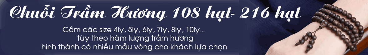 Vòng Trầm Hương 108 Hạt 8ly