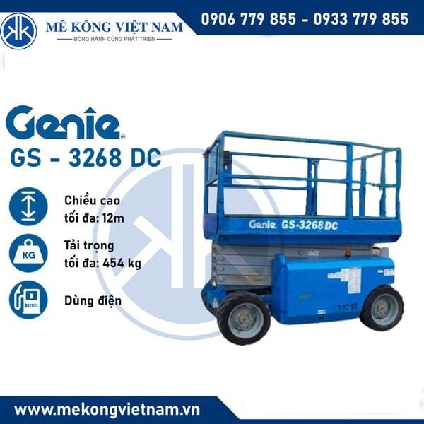 Hình ảnh xe nâng người 12m Genie 3268