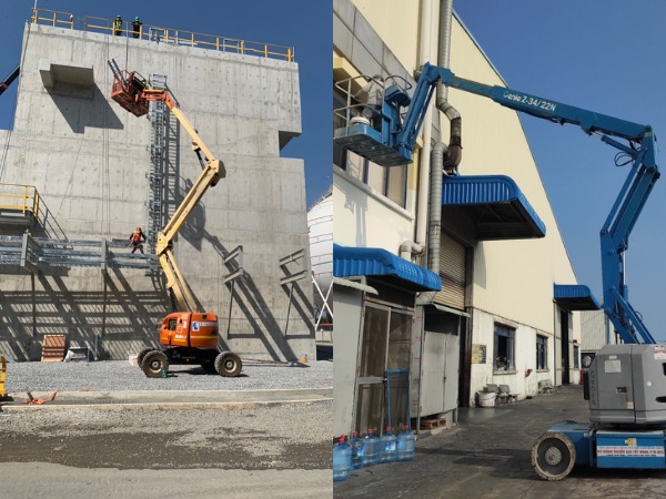 Z Boom sử dụng cấu trúc cần nâng dạng khớp nối, có thể gập và duỗi linh hoạt