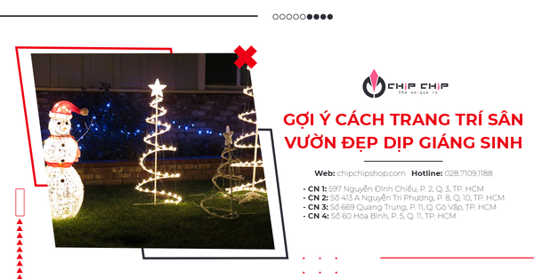 Gợi Ý Cách Trang Trí Sân Vườn Đẹp Dịp Giáng Sinh