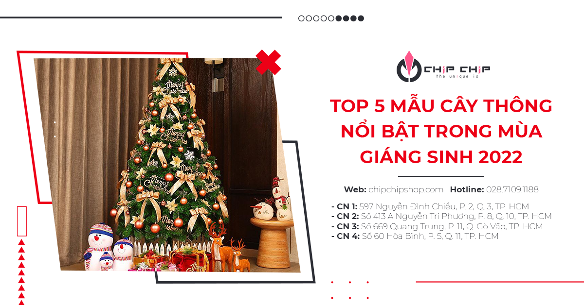 Top 5 Mẫu Cây Thông Nổi Bật Trong Mùa Giáng Sinh 2022