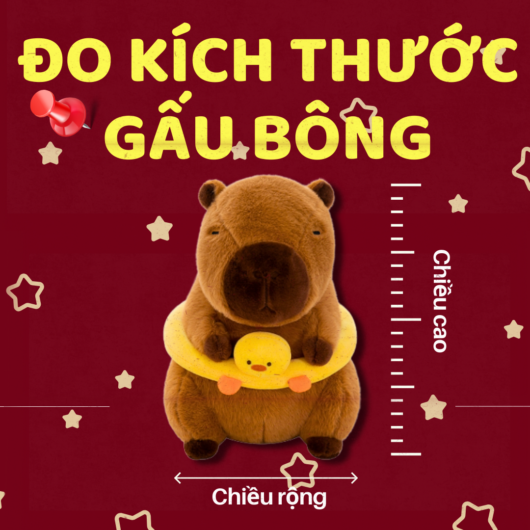 MÁCH BẠN CÁCH ĐO KÍCH THƯỚC GẤU BÔNG CHÍNH XÁC NHẤT
