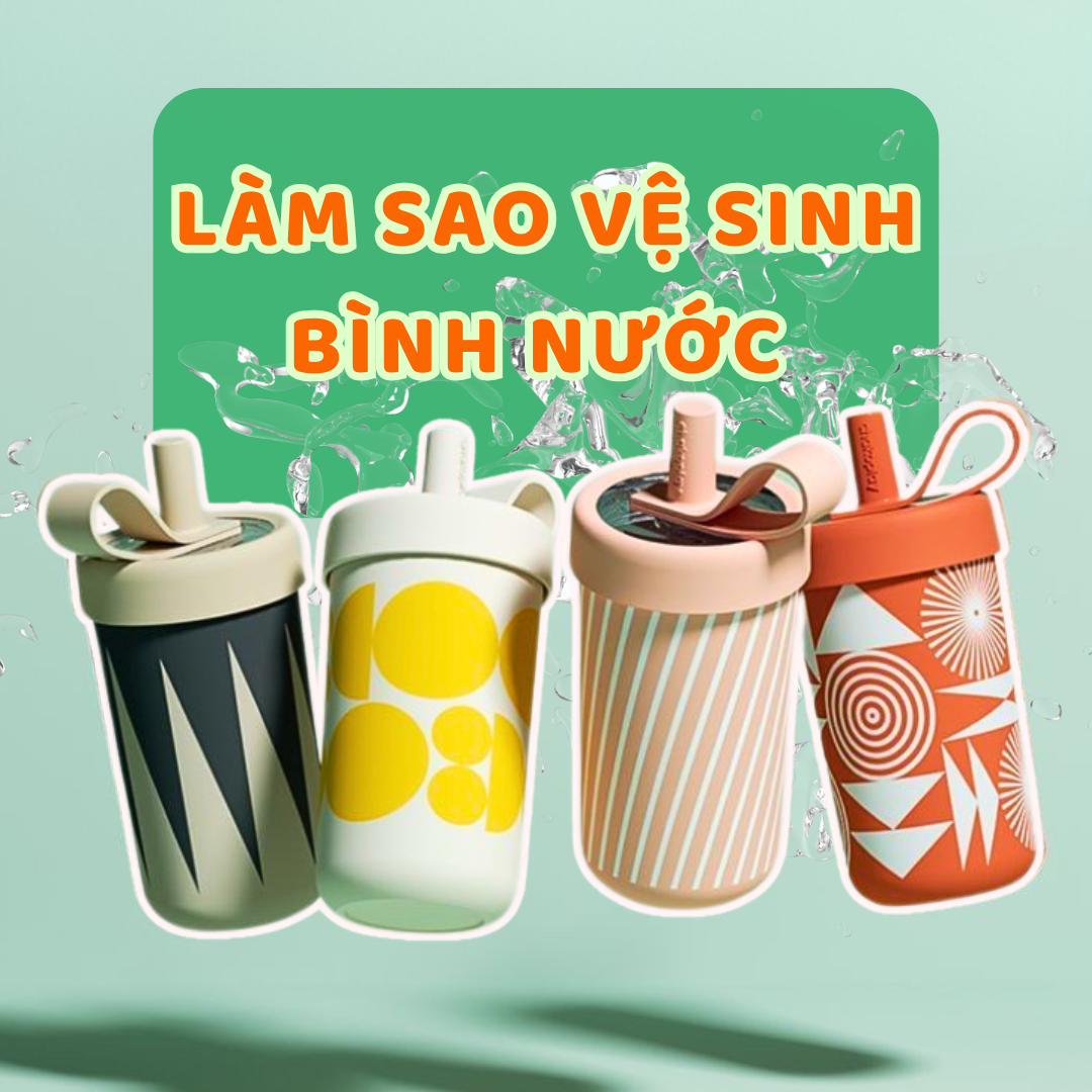 CÁCH ĐƠN GIẢN ĐỂ VỆ SINH KHỬ MÙI BÌNH ĐỰNG NƯỚC