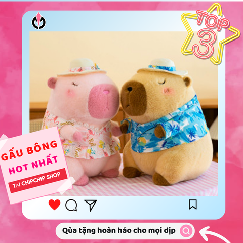 TOP 3 MẪU GẤU BÔNG HOT NHẤT TẠI CHIPCHIP - QUÀ TẶNG HOÀN HẢO CHO MỌI DỊP