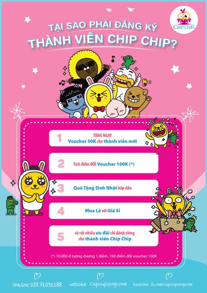 TAI SAO PHẢI ĐĂNG KÝ THÀNH VIÊN CHIP CHIP ?