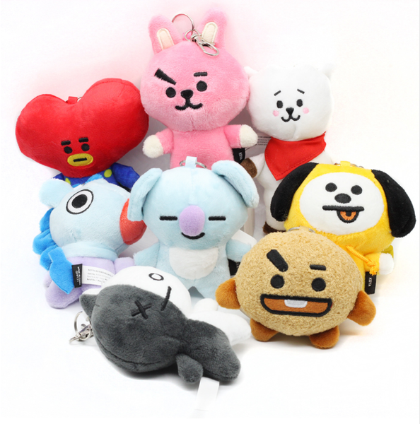 Loạt móc khóa bông BTS siêu đáng yêu tại Chip Chip