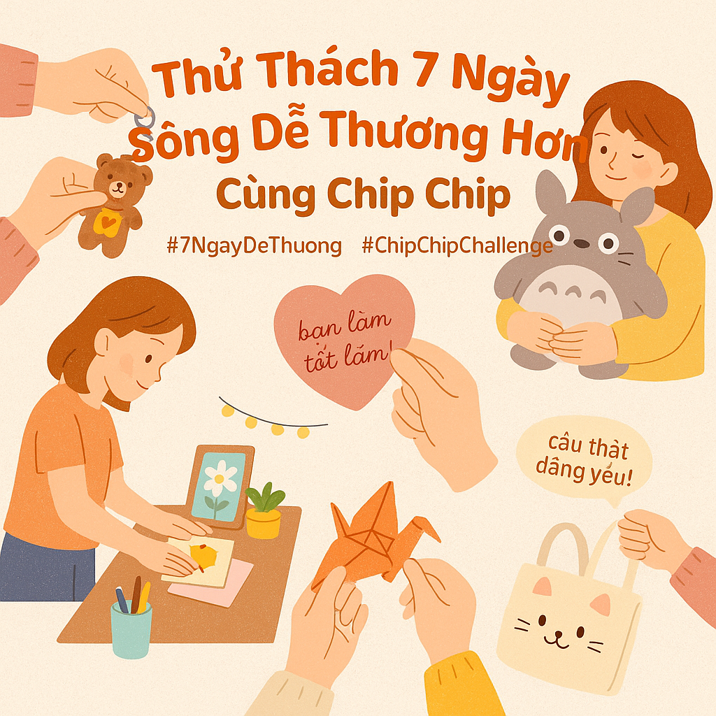 Thử Thách 7 Ngày Sống Dễ Thương Hơn Cùng Chip Chip