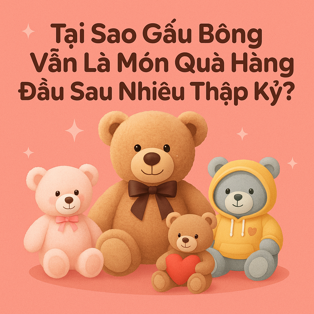 Tại Sao Gấu Bông Vẫn Là Món Quà Hàng Đầu Sau Nhiều Thập Kỷ?