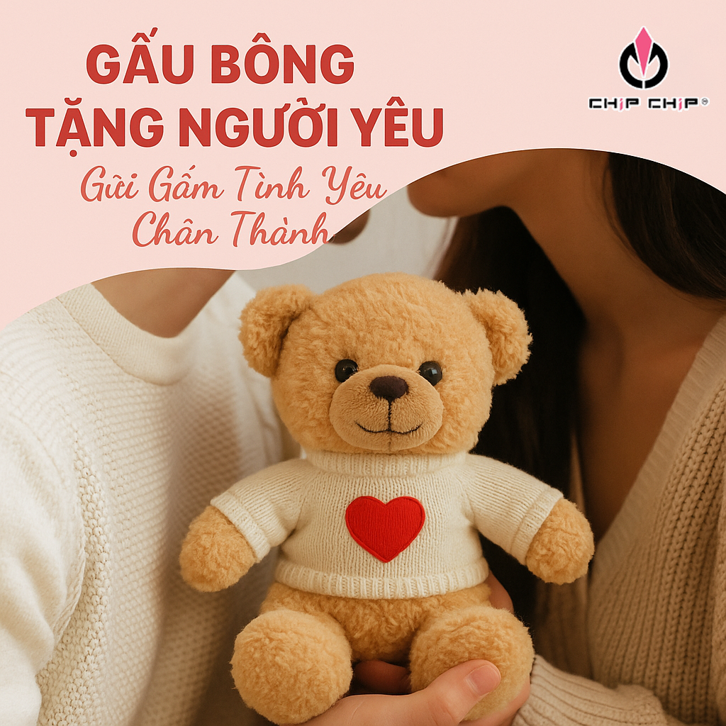 Gấu Bông Tặng Người Yêu – Gửi Gắm Tình Yêu Chân Thành