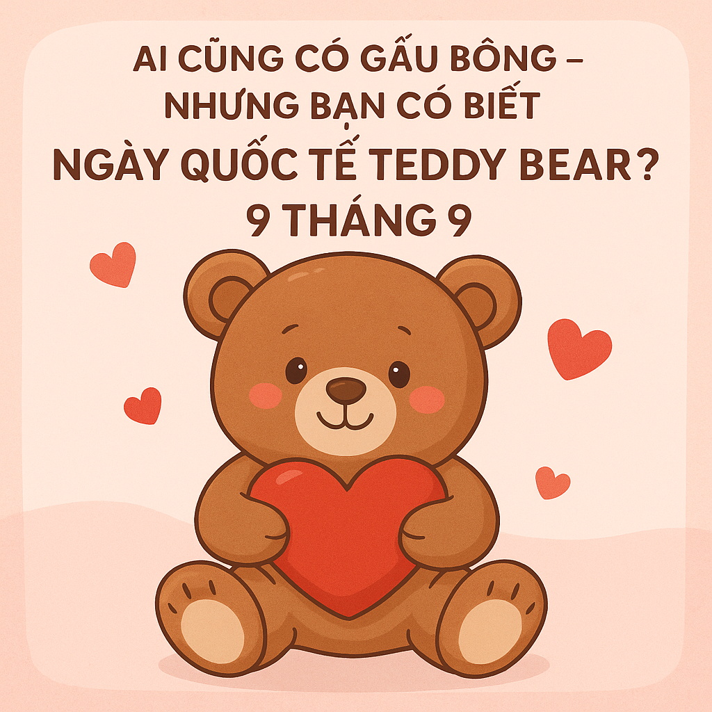 Ai Cũng Có Gấu Bông – Nhưng Bạn Có Biết Ngày Quốc Tế Teddy Bear?