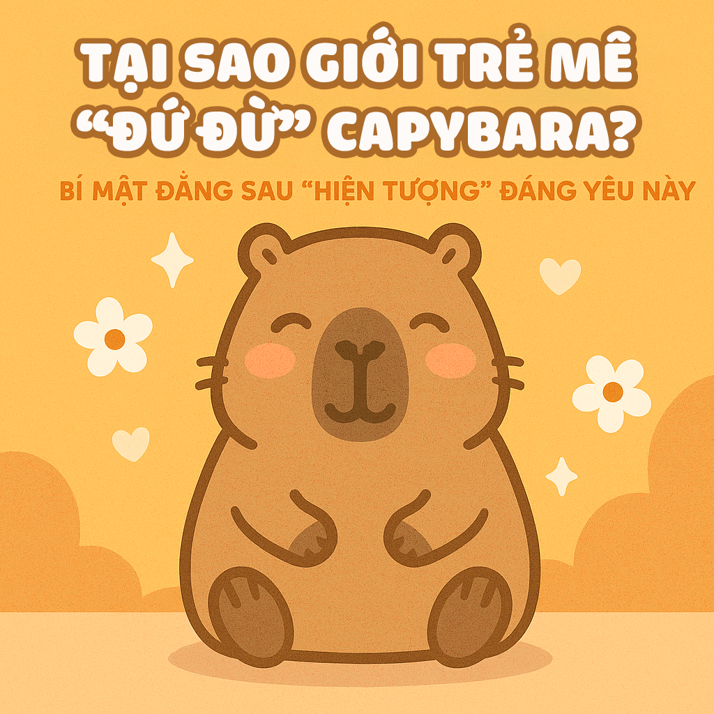 Tại Sao Giới Trẻ Mê Đứ Đừ Capybara? Bí Mật Đằng Sau