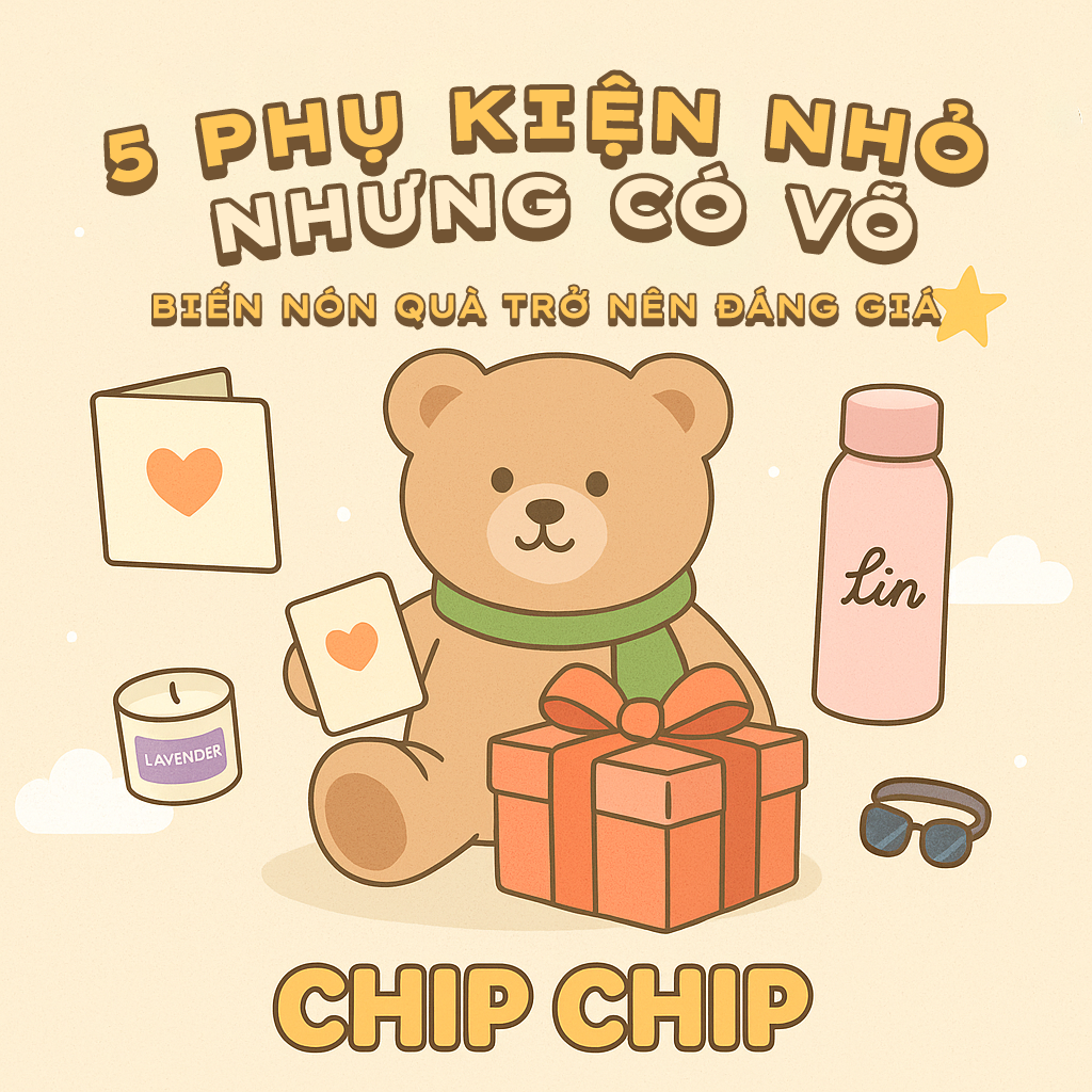 5 Phụ Kiện Nhỏ Nhưng “Có Võ” – Biến Món Quà Trở Nên Đáng Nhớ Hơn