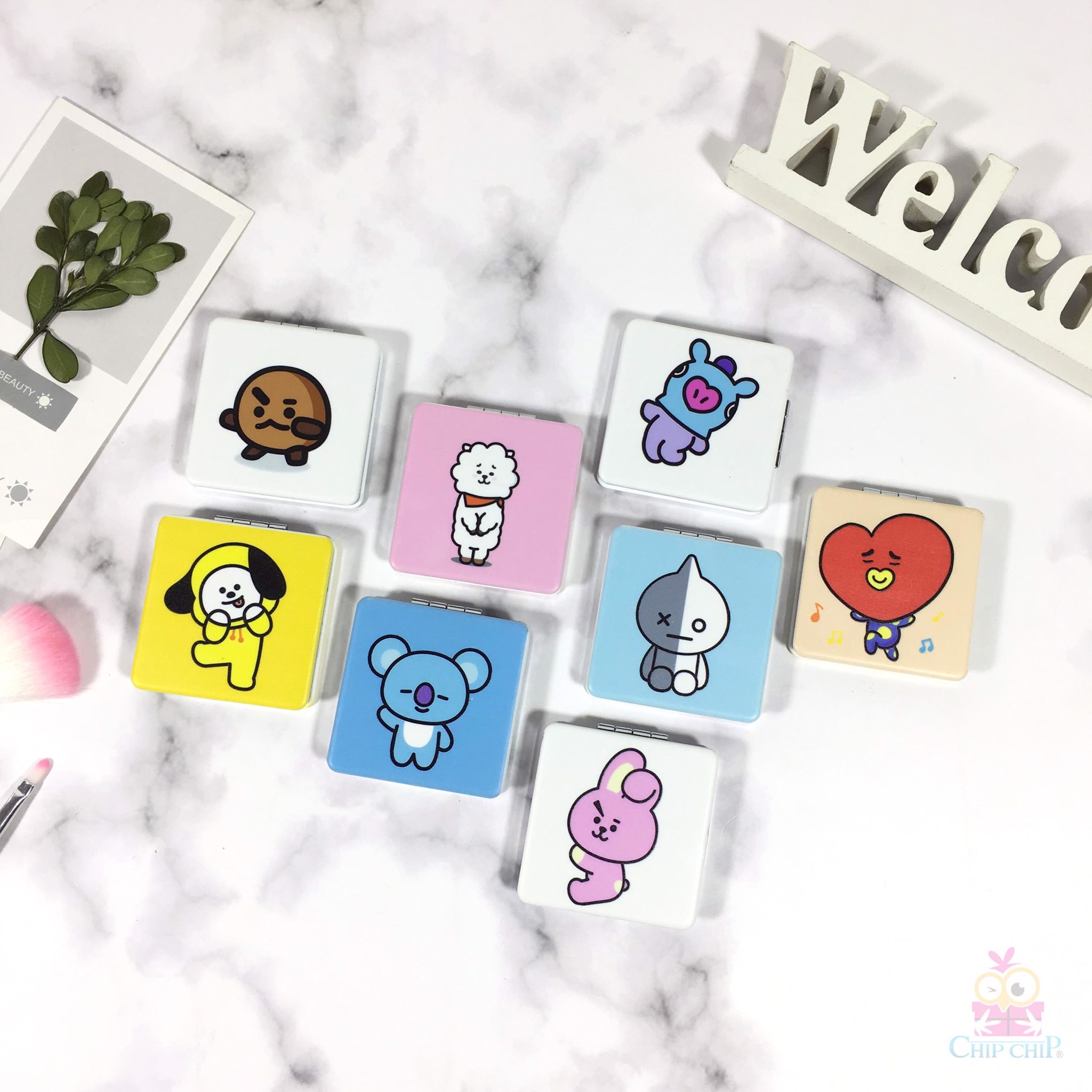 Bộ sưu tập các mẫu gương BTS xinh xắn nhất