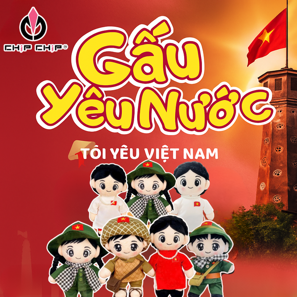Gấu Bông Yêu Nước – Xu Hướng Quà Tặng Ý Nghĩa Mừng Quốc Khánh & Những Ngày Lễ Đặc Biệt