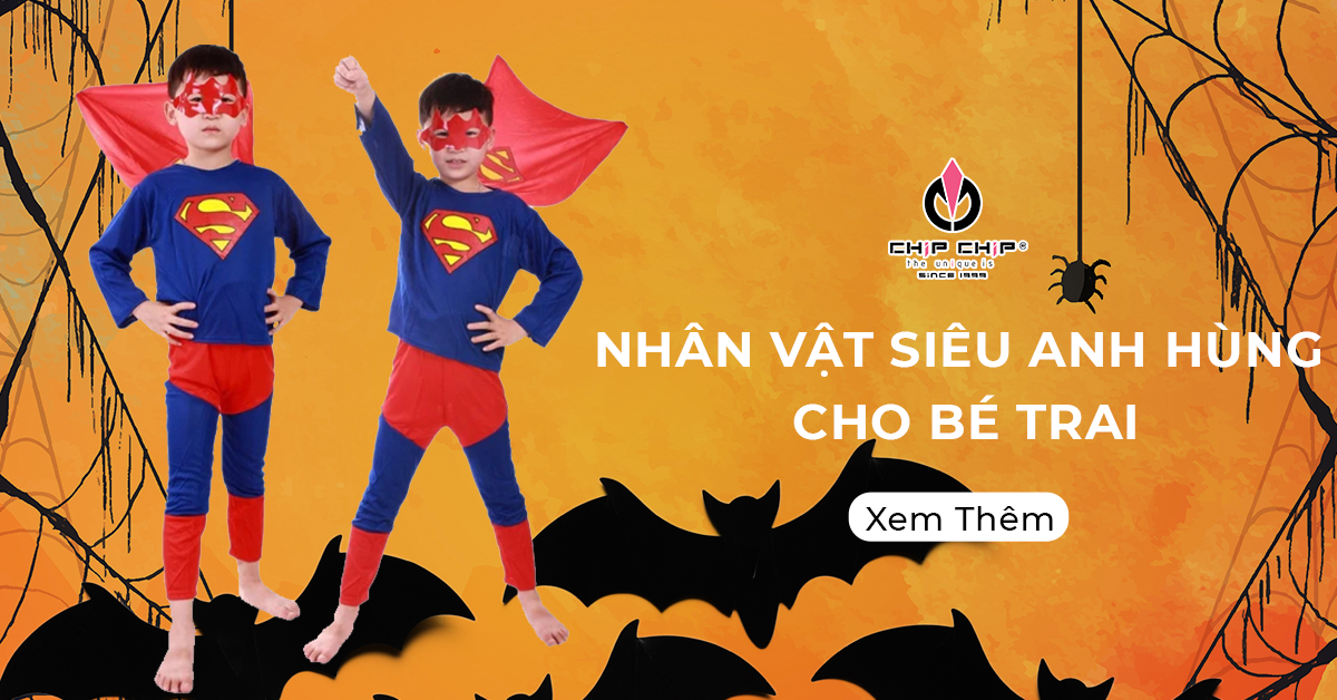 Gợi Ý Những Nhân Vật Siêu Anh Hùng Để Hóa Trang Halloween Cho Bé Trai