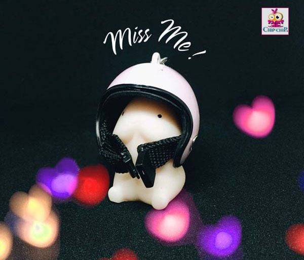 Móc khóa con Ciu Ciu nón bảo hiểm độc nhất vô nhị - TP.HCM