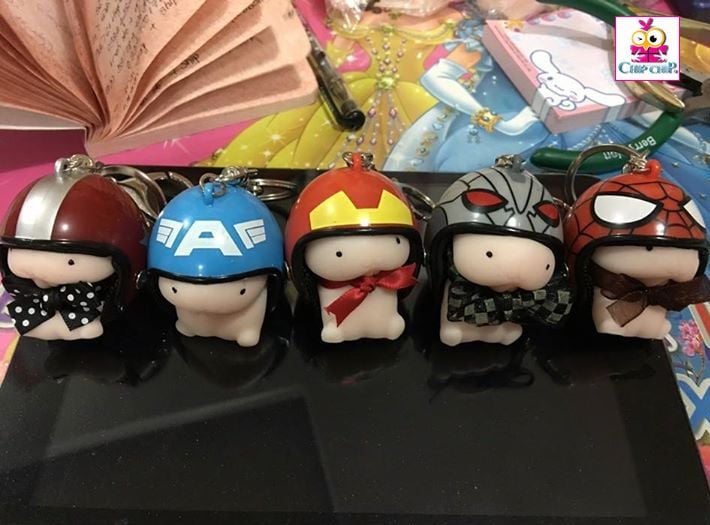 Bán móc khóa Ciu Ciu Silicon hình con cu giá sỉ ở shop Chipchip - TpHCM