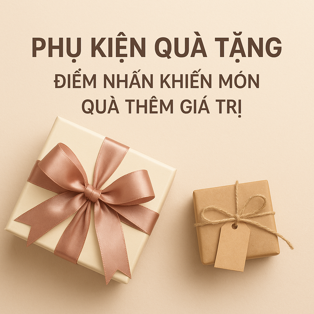 Phụ Kiện Quà Tặng – Điểm Nhấn Khiến Món Quà Thêm Giá Trị