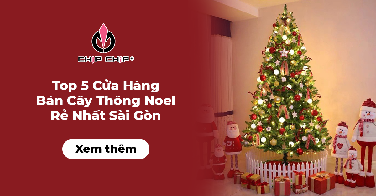 Top 5 Cửa Hàng Bán Cây Thông Noel Rẻ Nhất Sài Gòn