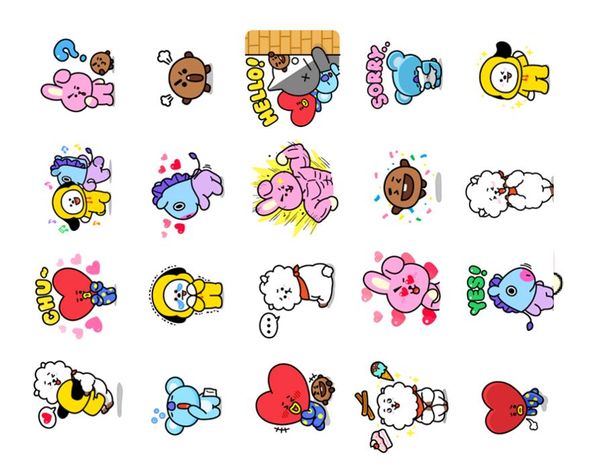 Shop bán Bộ sưu tập Decal BTS đẹp nhất tphcm