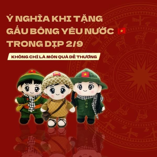 Ý Nghĩa Khi Tặng Gấu Bông Trong Dịp Quốc Khánh 2/9 – Không Chỉ Là Món Quà Dễ Thương