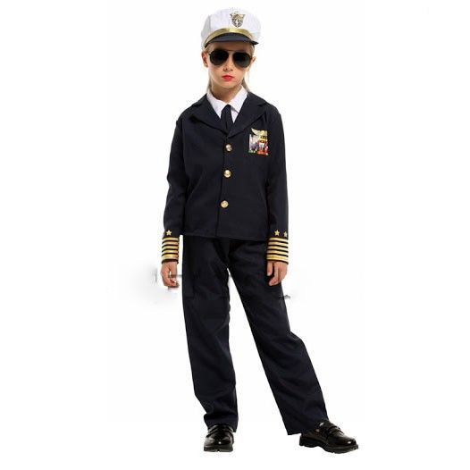 Trang phục Halloween bộ phi công bé gái