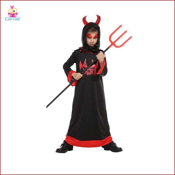 Bộ đồ quỷ đen trùm đầu bé trai
