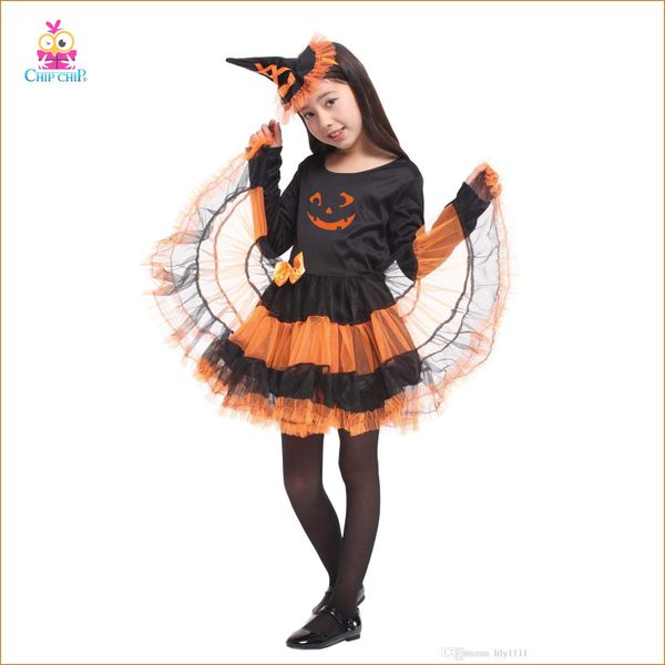 Bộ phù thủy halloween bé gái