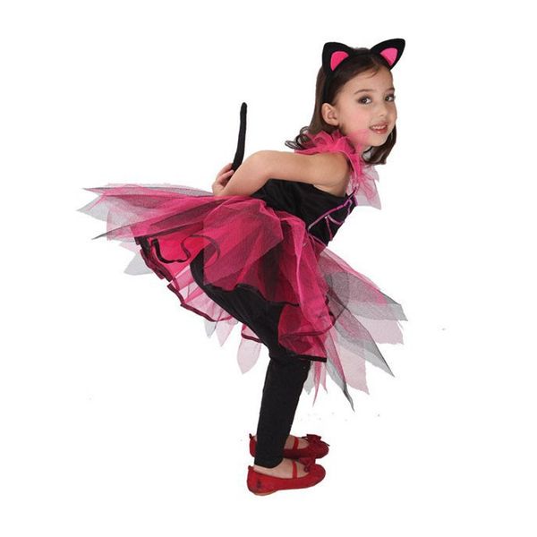 Trang phục Halloween bộ lovely cat girl
