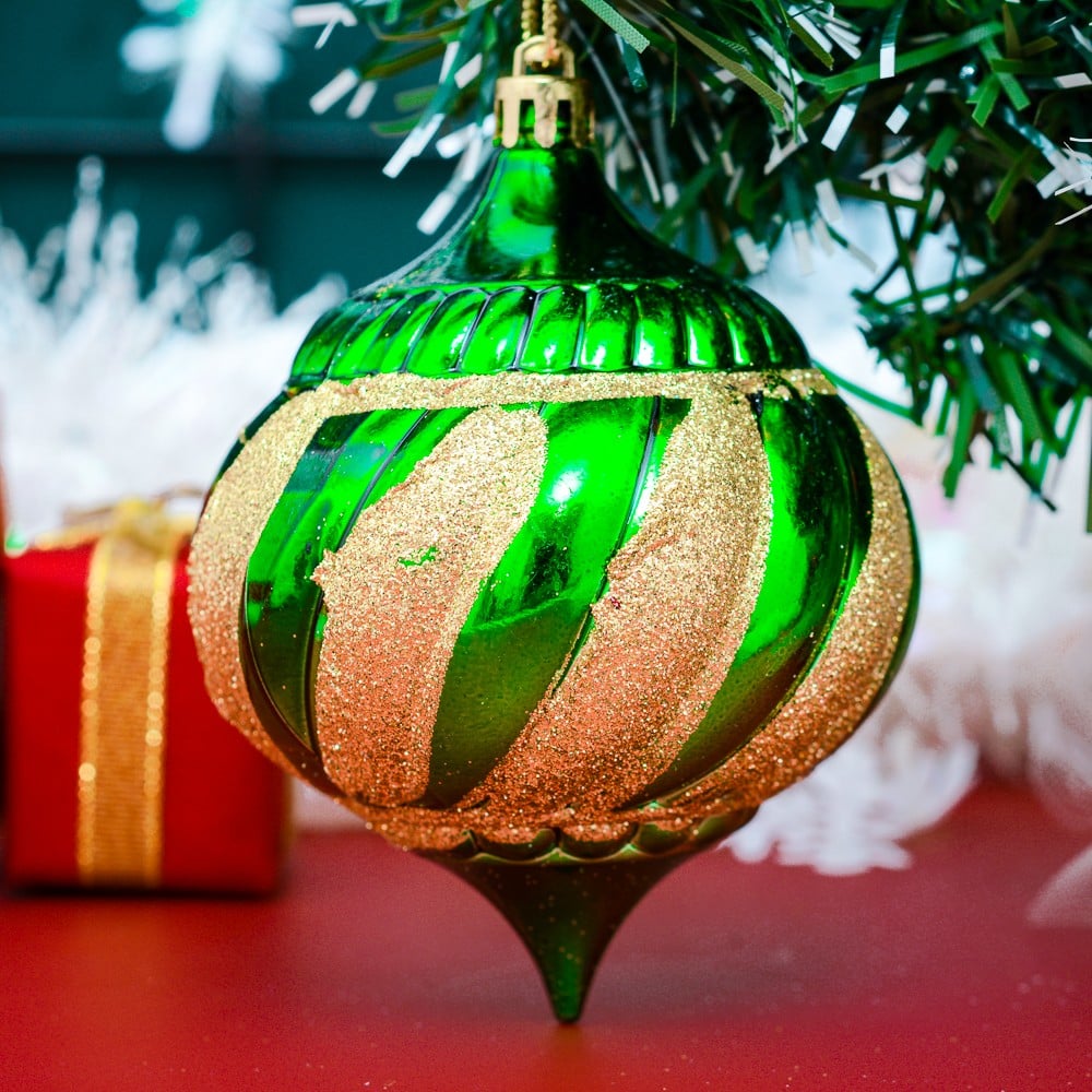 Bộ châu cà na 80 ly 6 quả trang trí Noel