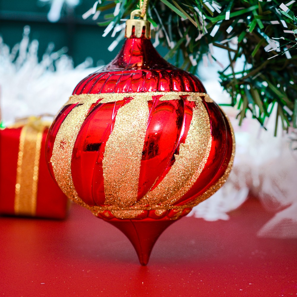 Bộ châu cà na 80 ly 6 quả trang trí Noel