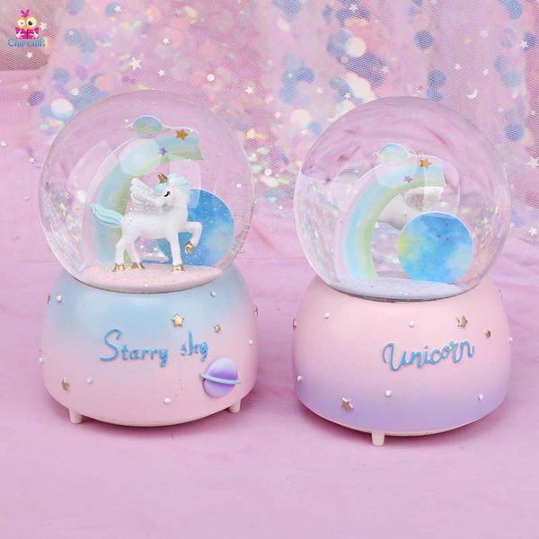 Cầu nước unicorn xanh cầu vồng