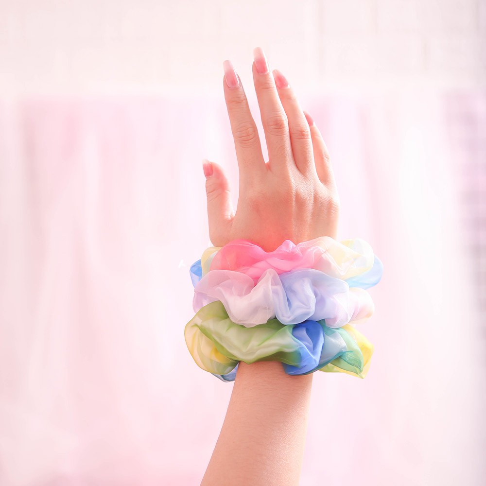 Dây buộc tóc scrunchies von 7 màu