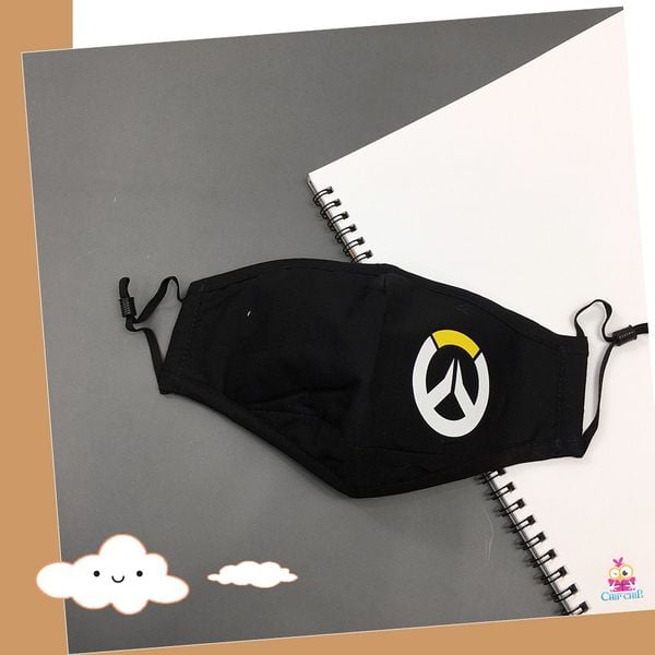 Khẩu trang đen logo