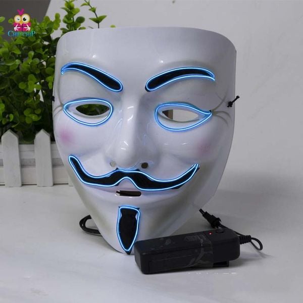 Mặt nạ hacker đèn