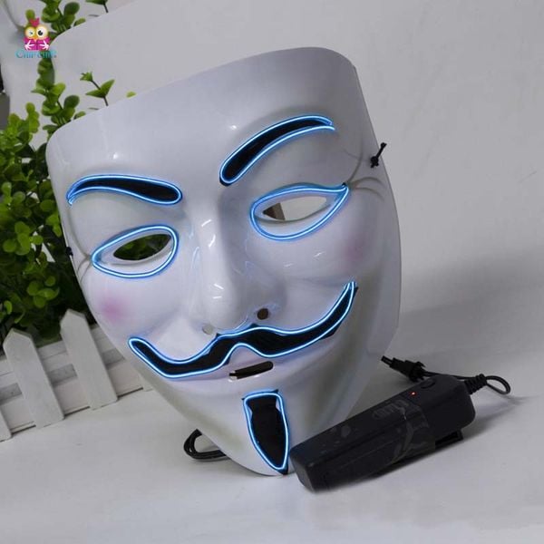 Mặt nạ hacker đèn