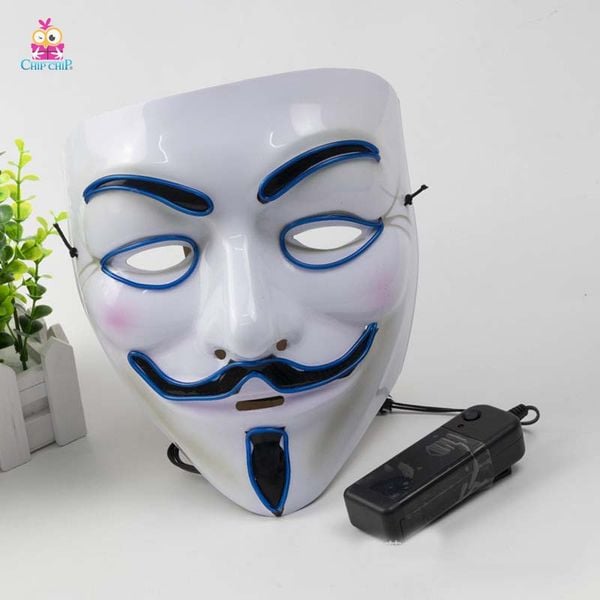 Mặt nạ hacker đèn