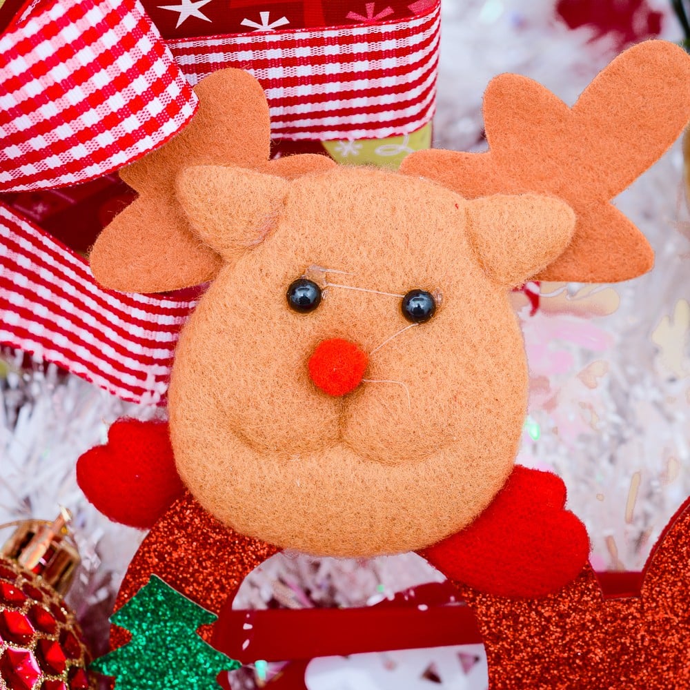 Mắt kính tròn tuần lộc phụ kiện Noel